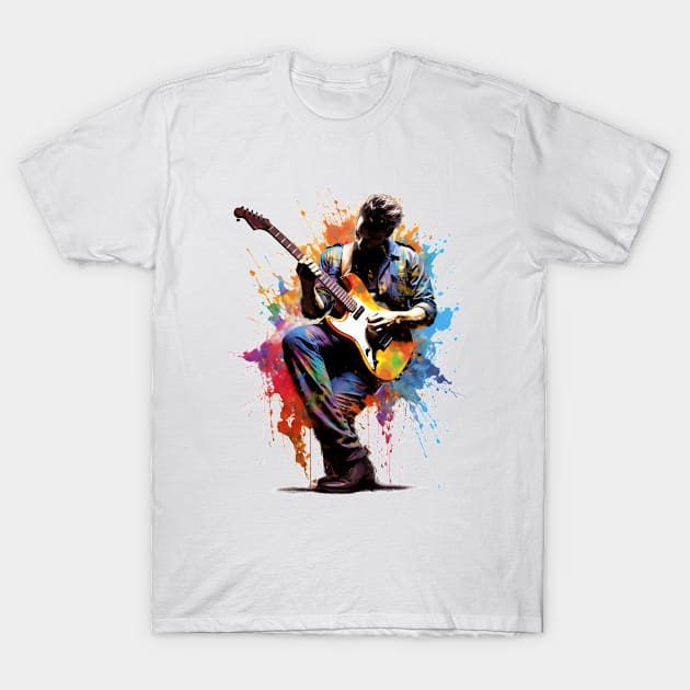 Guitarist pop art T-Shirt by betta.vintage